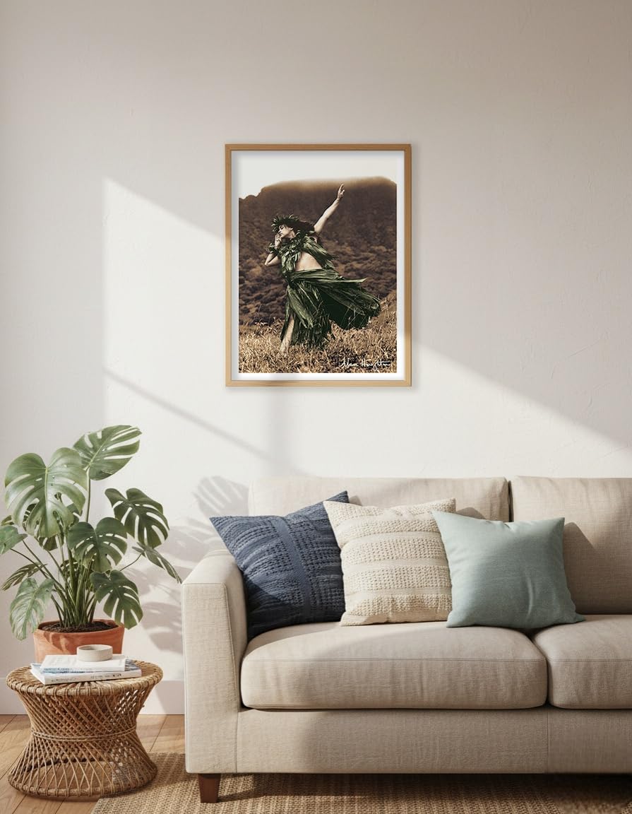Amazon.com: Primitive Hula - Hawaiian Hula Dancer Poster Print